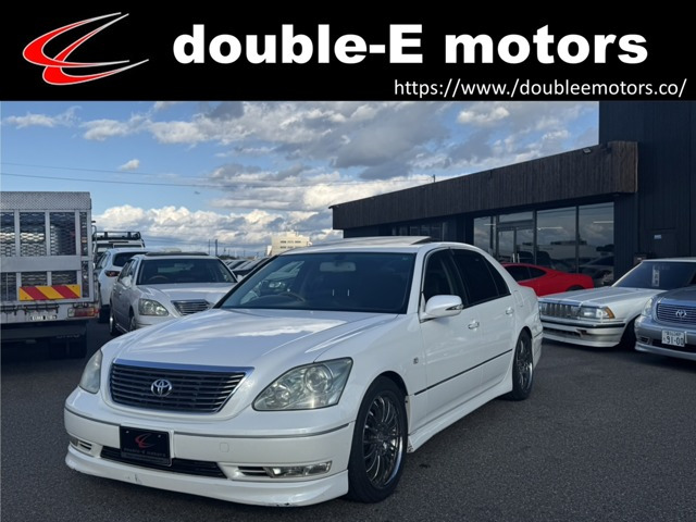 セルシオ4.3 C仕様サンルーフ 黒革シート スペアタイヤ