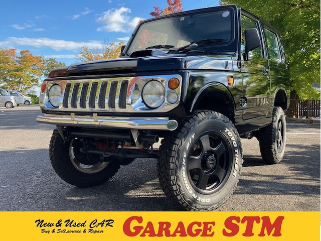 ジムニー ワイルドウインド 4WD リフトアップ 社外マフラー ホワイトレタ