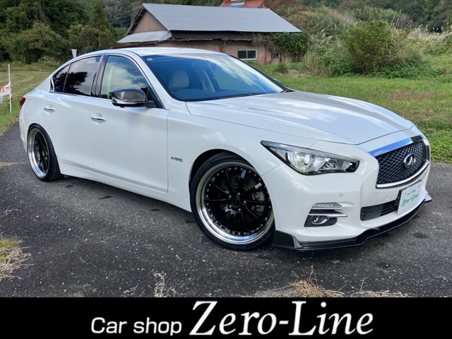 スカイライン3.5 350GT ハイブリッド タイプP車高調 20インチ ナビ ドラレコ TV