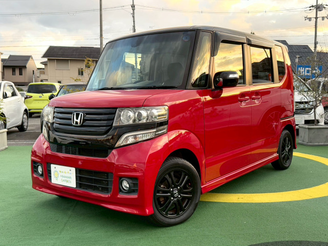 N-BOX+カスタムG ターボ Aパッケージツートン/純正8インチナビ/ETC