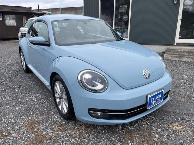 ザ・ビートルデザイン レザーパッケージワンオーナー フルセグTV DVD 黒革