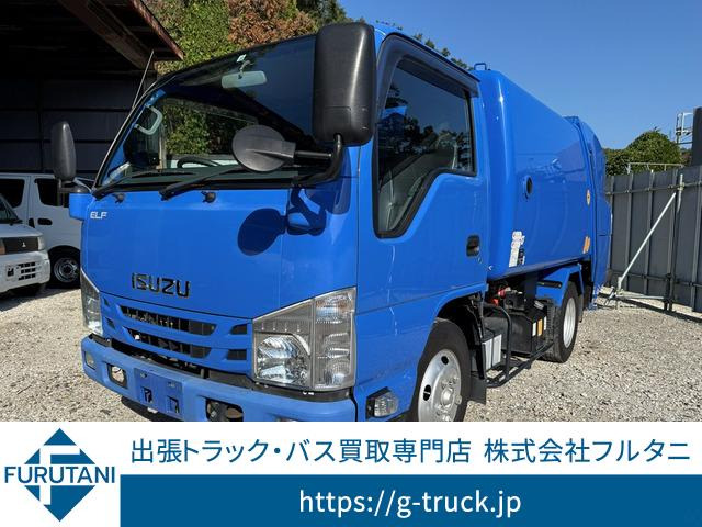 エルフ 塵芥車 巻き込み 5.2立米 回転 ダンプ式
