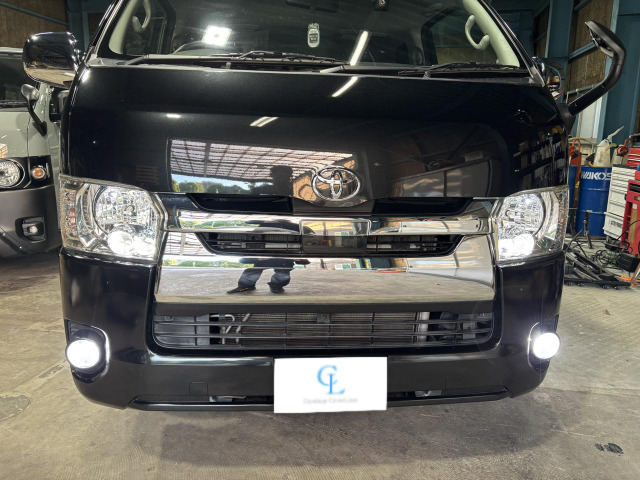 ハイエースバン 2.0 スーパーGL ダークプライム ロング 新品アルミ&タイヤ装備!（CBF-TRH200V）