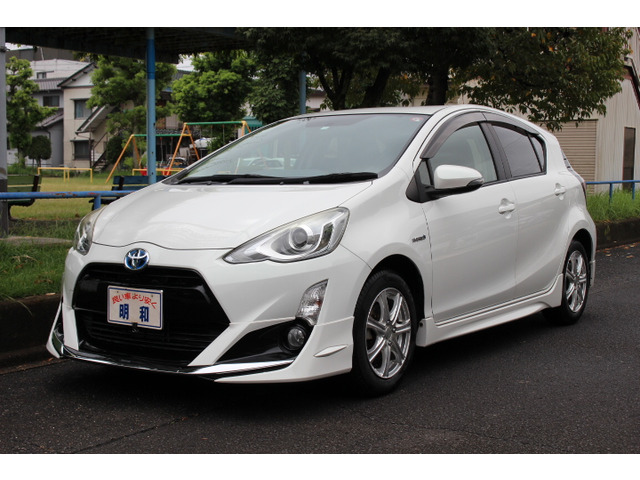 アクア1.5 Gブラックレザー/LED/モデリスタ!!