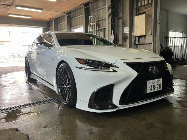 LS500h Fスポーツ 4WDサンルーフ ホワイトレザーシート