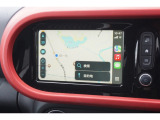 アップルカープレイです。ナビも使えます。ナビはいつでも最新ですね。便利ですよね。