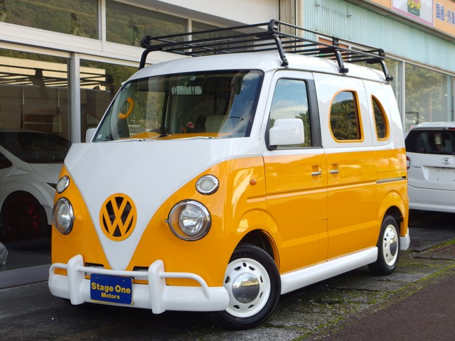 エブリイワゴンJPハイルーフワーゲンバスルック ルーフキャリア