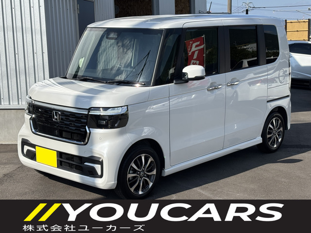 N-BOXカスタムベースグレード両側パワスラ ストラーダSDナビ ETC