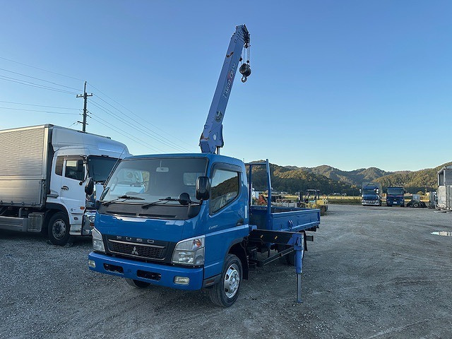 キャンター 4.9 ワイド ロング ディーゼル 積載2t 4段ラジコンフックインクレーン