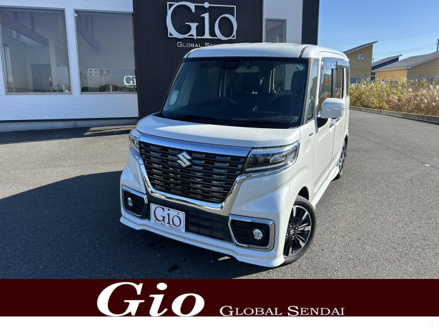 スペーシアカスタム ハイブリッド(HYBRID)  XS 両側電動ドア 純正ナビTV・全周囲カメラ