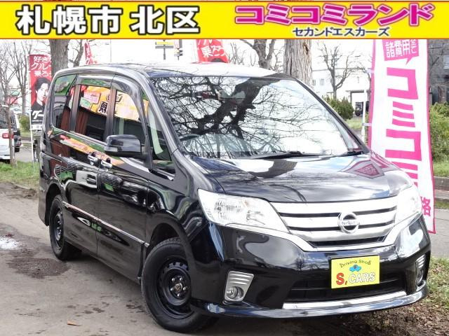 セレナ 2.0 ハイウェイスター 4WD 事故無し 保証1年 両側パワスラドア