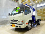お問合せ管理No.E763 H24 デュトロ 2t 4WD(切替式) FJL 標準セミロング タダノ4段クレーン付