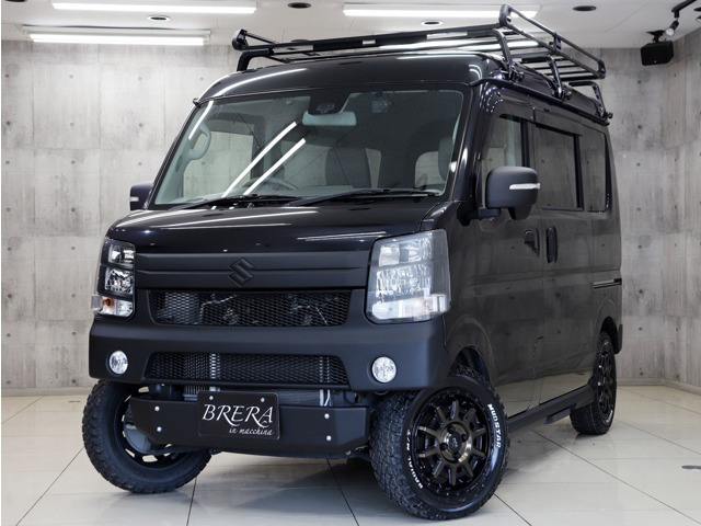 エブリイワゴン PZターボ ブレラOGカスタム 新品スキッドバンパー 新品社外アルミホ...