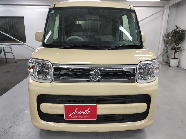 スズキ スペーシア ハイブリッド(HYBRID) X 純正8インチナビ 両側