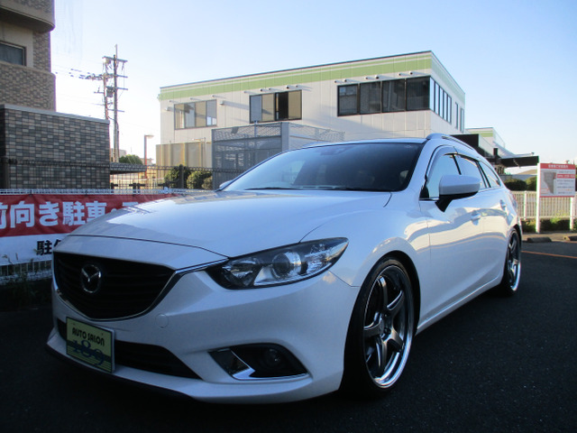 アテンザワゴン2.2 XDBLITZ車高調 WORKホイール ナビ