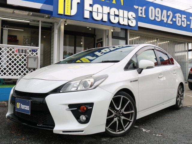 プリウス1.8 S ツーリングセレクション G's車検9年5月/9インチナビ/バックカメラ