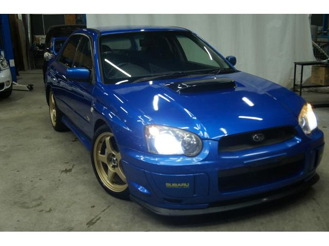 インプレッサ2.0 WRX 2003 Vリミテッド 4WDSSRホイール MOMOステアリング