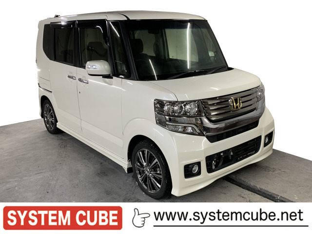 N-BOXカスタムG Lパッケージ 4WDナビ バックカメラ エンジンスターター