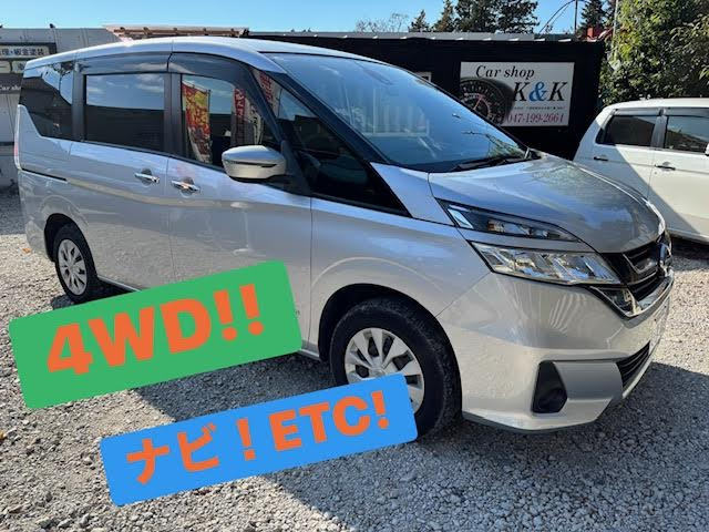 セレナ2.0 X 4WD4WD!Bカメラ!ナビ!ETC!