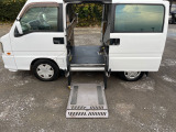 この状態で車椅子を乗せれます。