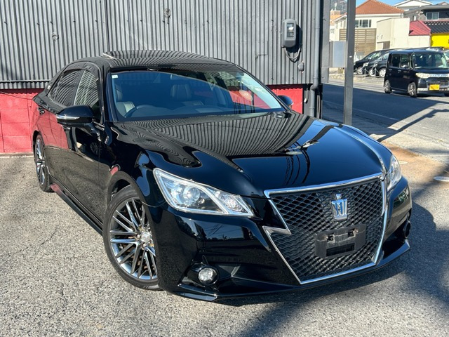 クラウンアスリート2.5 Sサンルーフ TEIN車高調 黒革シート