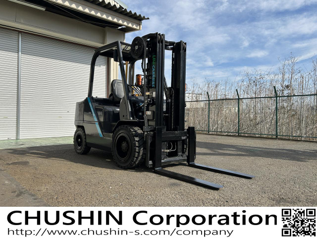 ユニキャリア エンジンタイプ　フォークリフト フルフリー FSV 3t コンテナマスト