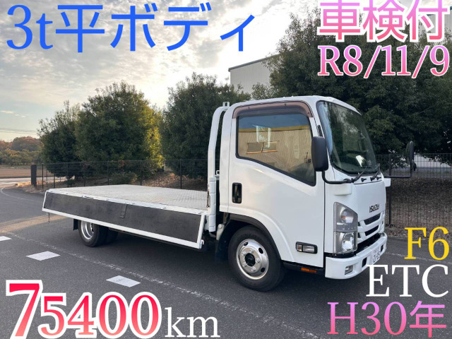 エルフ 車検付き 3t平ボディ ETC MT6速