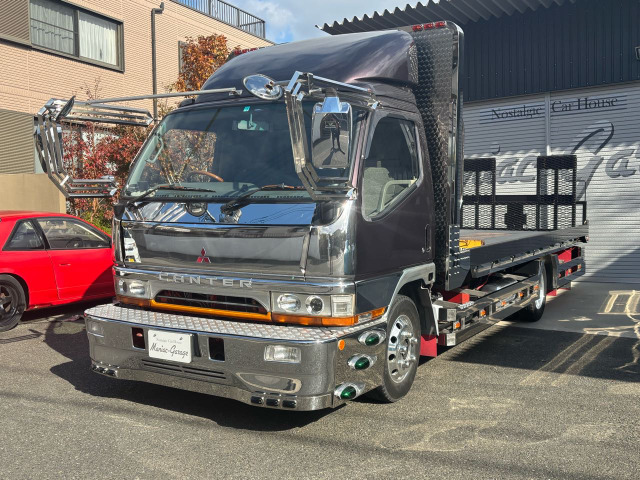 キャンター  ユニック積載車 ターボ 6MT 4D34