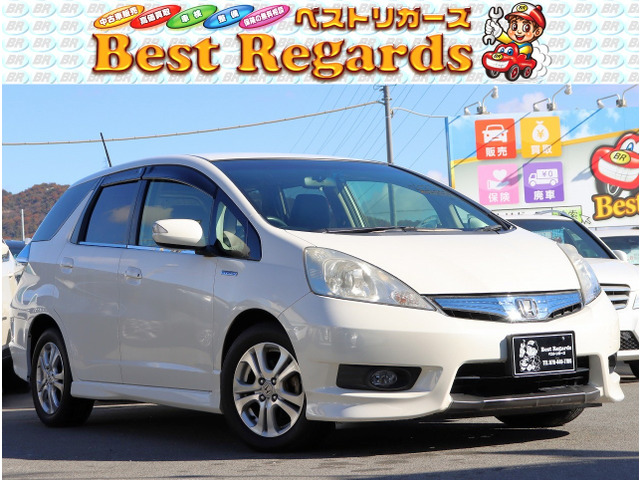 フィットシャトルハイブリッド1.3 スマートセレクション ファインライン車検整備付 5.1Mキロ 純正ナビ TV