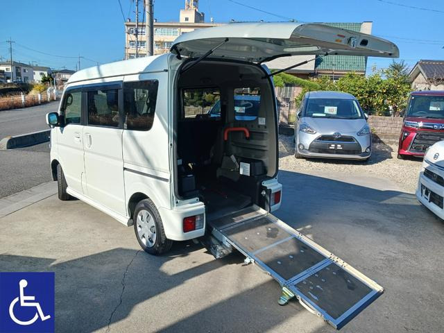NV100クリッパーリオ  ターボ 福祉車両スローパー 電動ウインチ