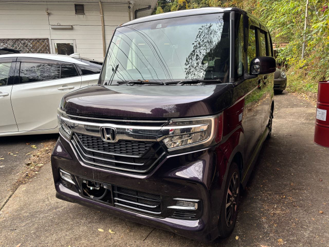 N-BOXカスタム G EX ホンダセンシング ☆社外ナビ☆パワースライドドア☆ETC☆