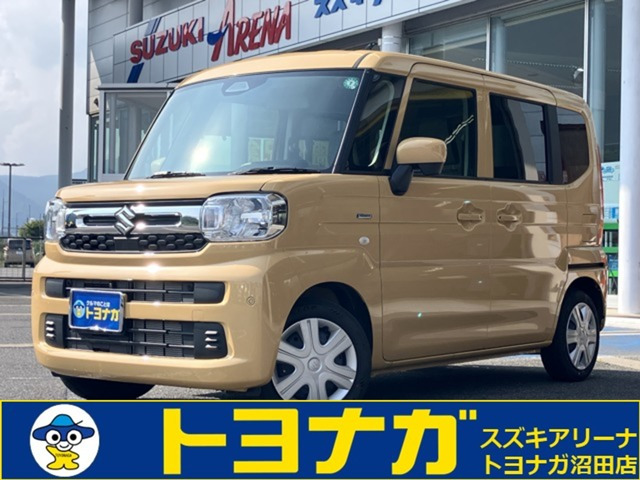 スペーシア ハイブリッド(HYBRID) X セーフティプラスパッケージ 4WD 純正9インチナ...