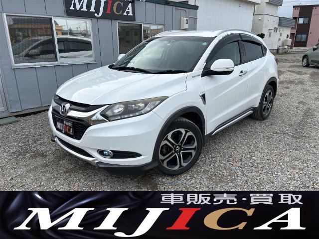 ヴェゼル1.5 ハイブリッド X Lパッケージ 4WD冬タイヤ付き 前後ドラレコ 純正アルミ