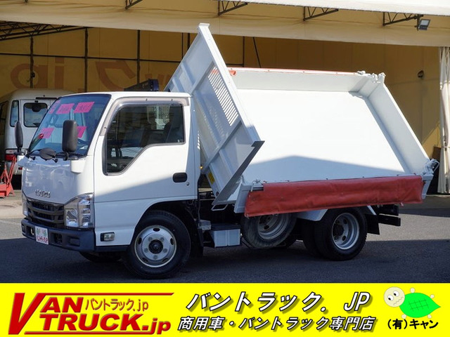 エルフ3.0 三転強化ダンプ フルフラットロー ディーゼル2トン積 手動シート 鳥居補強 リアピン