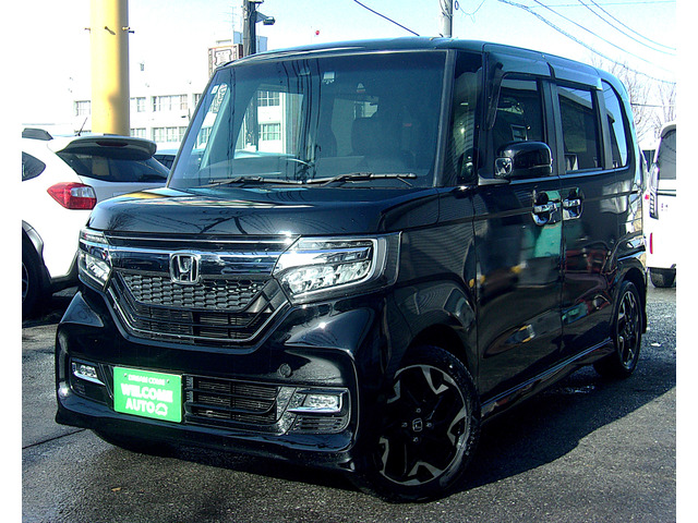 N-BOXカスタムG EX ターボ ホンダセンシングナビ TV 両側電動ドア ターボ LED
