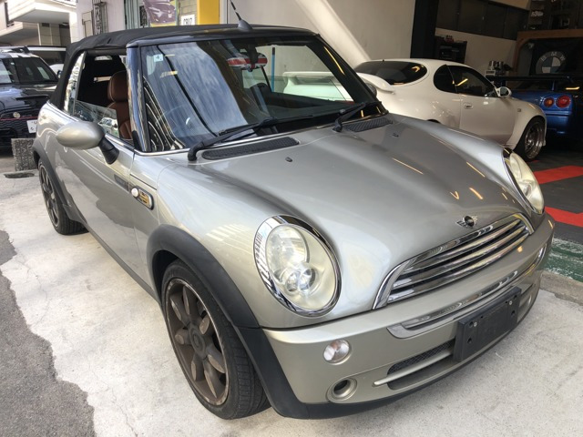 ミニコンバーチブルクーパー サイドウォーク電動オープン良好!