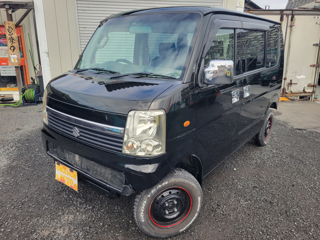 エブリイワゴンJPターボリフトアップMADタイヤ社外ホイール