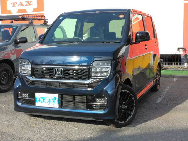 N-WGNカスタムL ターボ$純正8型ナビ/ETC