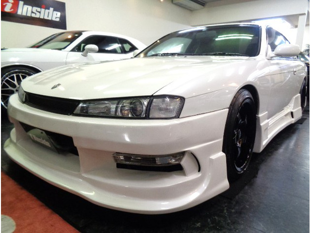 シルビア2.0 K’s エアロSE後期型パールホワイトカラーフルエアロ