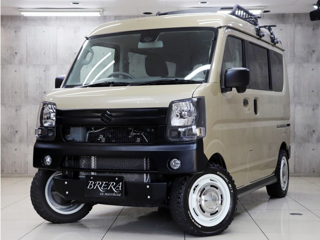 エブリイワゴン JPターボ 4WD ブレラOGカスタム 新品スキッドバンパー