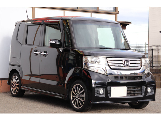 N-BOXカスタムG ターボ パッケージ修復歴無し 車検2年付き!!