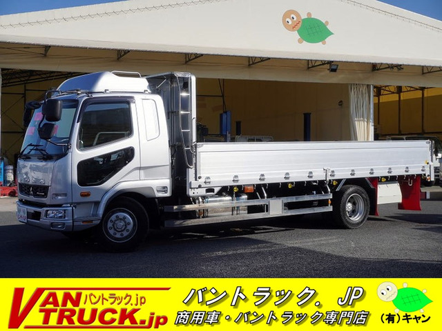 ファイター  増トン 寝台付 アルミ平 造りボディー