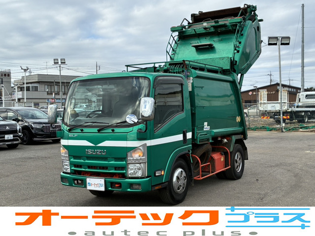 エルフ 塵芥車 新明和製プレス式 4.2㎥ 汚水タンク