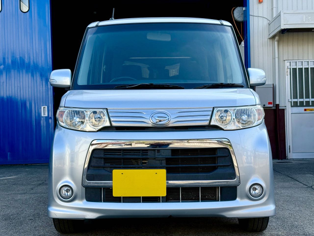 ダイハツ タントカスタム X 車検整備2年付 禁煙車 電動スライドドア の