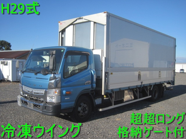 キャンターEX  冷凍ウイング 格納ゲート付 超超ロング