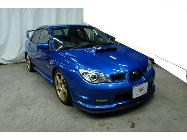 インプレッサ2.0 WRX WRリミテッド 2005 4WDワンオーナー HDDナビ 5MT 車高調