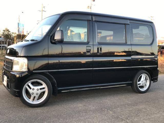 バモスM ターボキーレス ローダウン 社外14インチAW