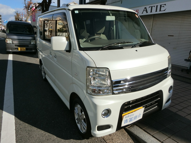 エブリイワゴンPZターボスペシャル 4WD車検2年付バックモニタ!オートステップ