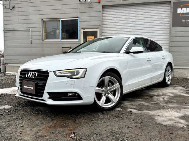 A5スポーツバック 2.0 TFSI クワトロ 4WD ブラウンレザー パドルシフト DTV