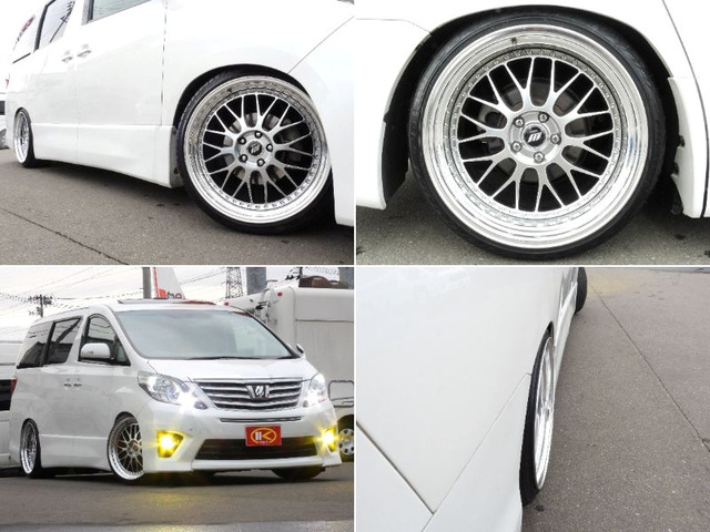 ツウィペン　アルファード　一騎当千 トヨタ アルファード 2.4 240S 車高調リム深WORK AW BIG-X の中古車